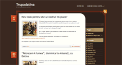 Desktop Screenshot of blog.trupadatina.ro